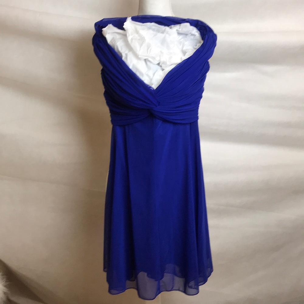 Tadashi Royal Blue Vintage Party Dress - Sz S